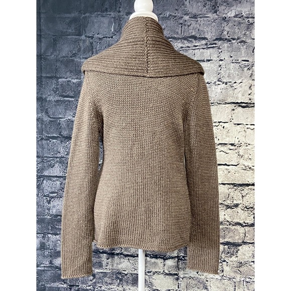 Soft Surroundings Sweater Womens Medium Belted Wool Blend Shawl Collar Cardigan - Picture 4 of 14